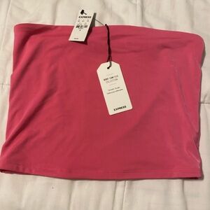 NWT pink express tube top